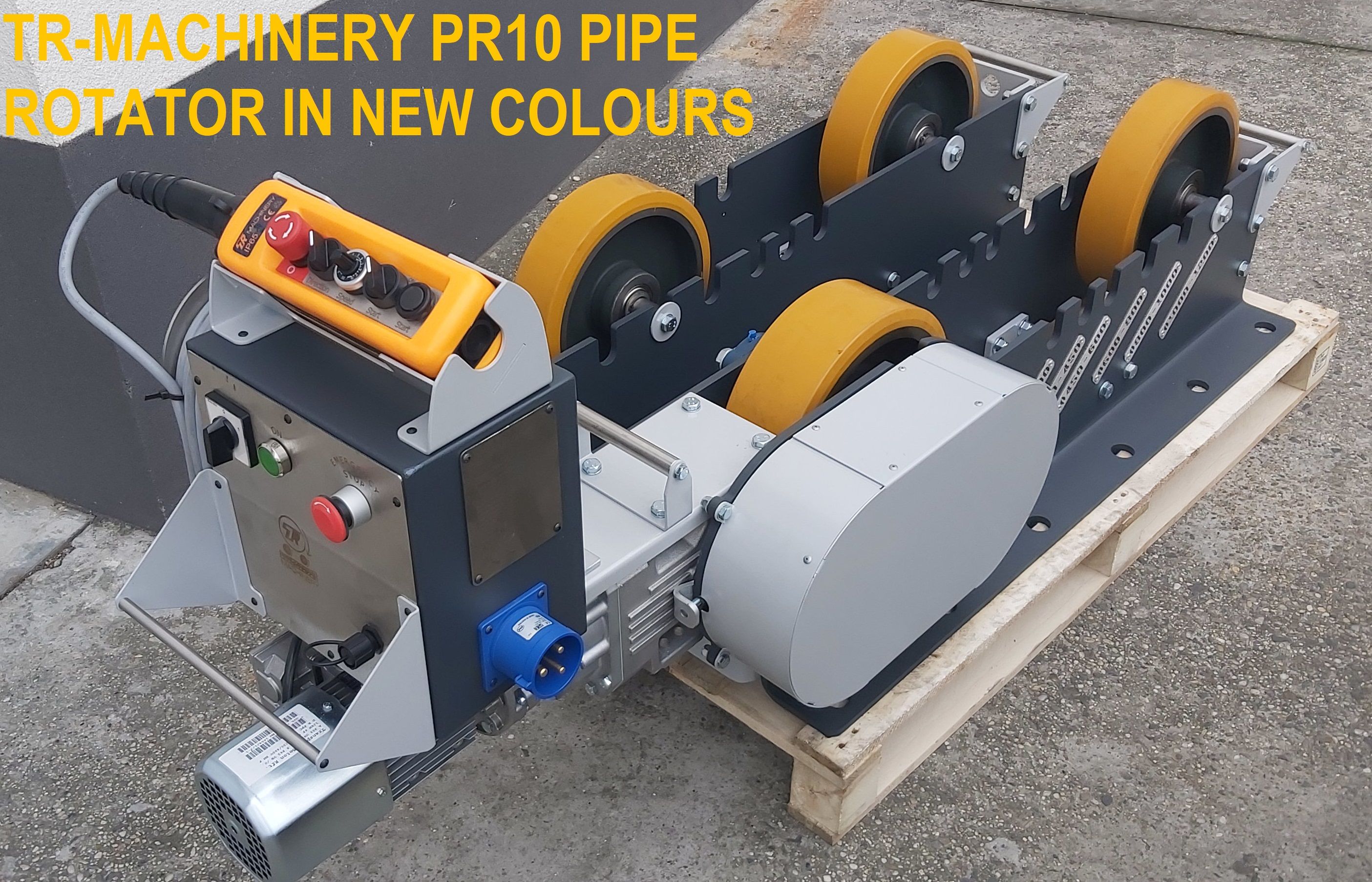 PR10 Pipe Rotator in our new standard colours