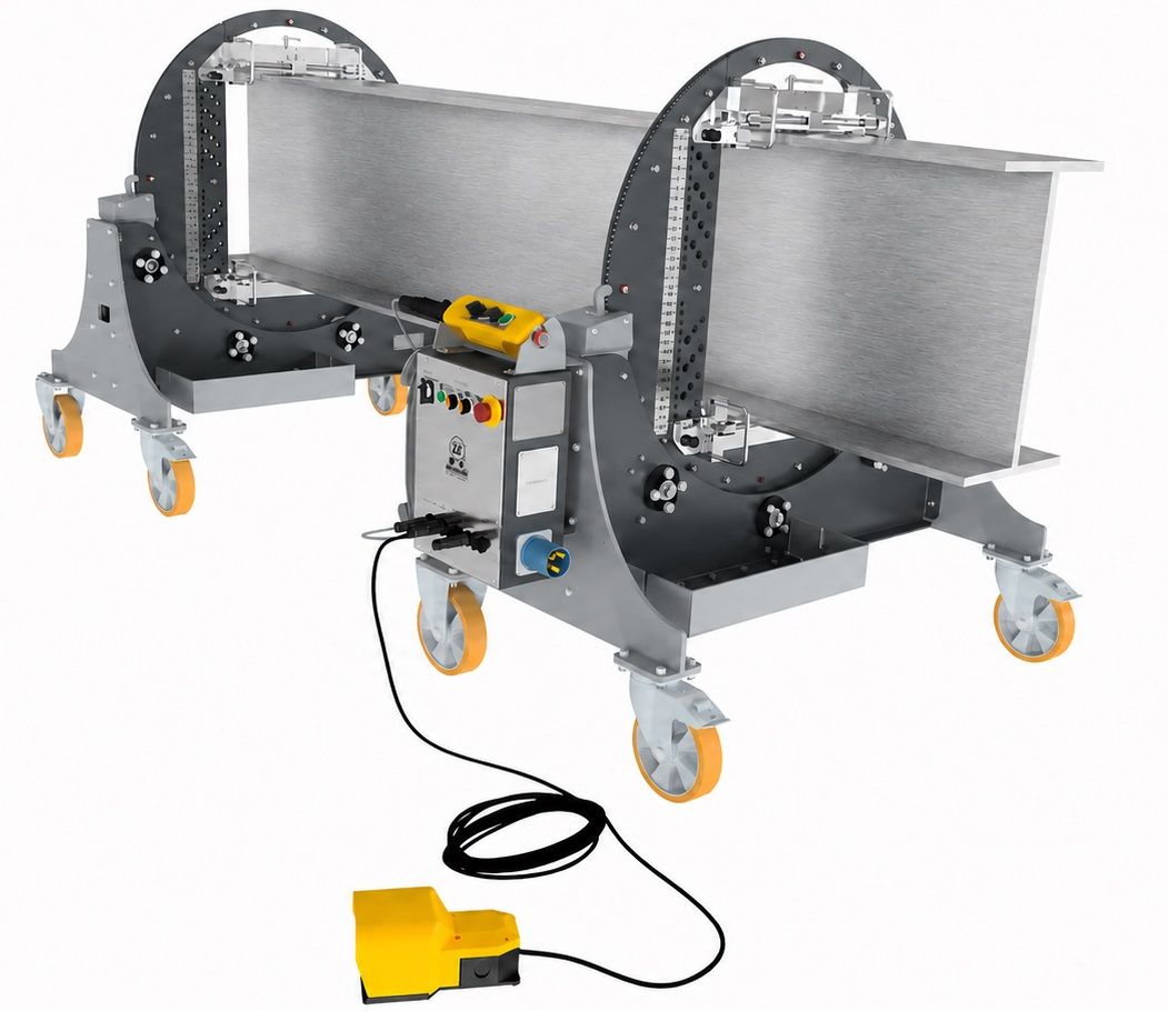 MOBILE STEEL BEAM ROTATOR BR